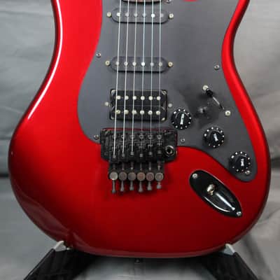 1986 Red Kramer American Pacer Deluxe Guitar Floyd Rose w/OHSC Matching Headstok image 3