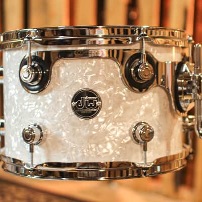 DW Performance White Marine Pearl Bop Drum Set - 14x18, 8x12, 14x14 image 4