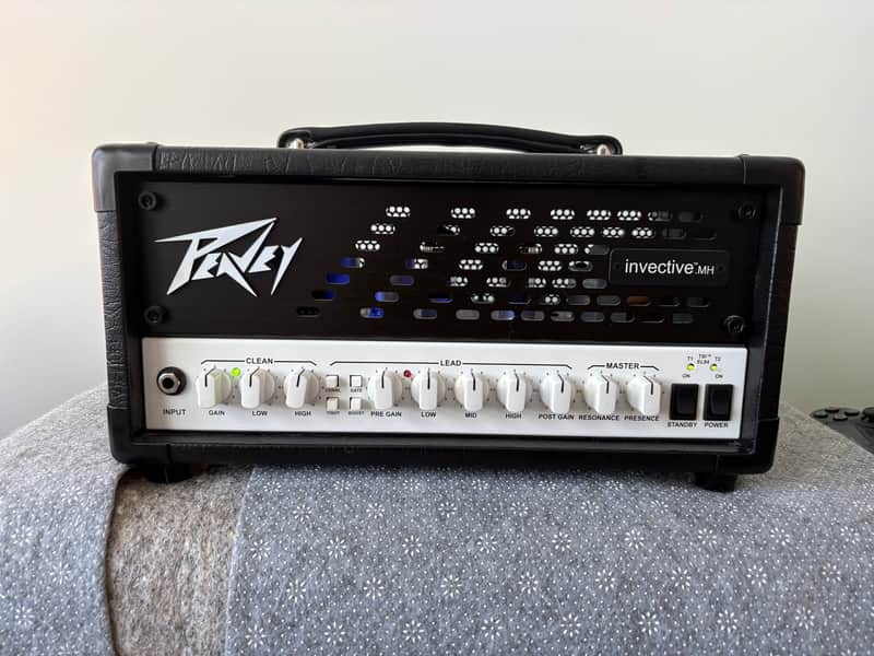 Peavey Invective MH Misha Mansoor Signature 2-Channel 20-Watt Mini Guitar Amp Head 2021 - Present - Black image 1