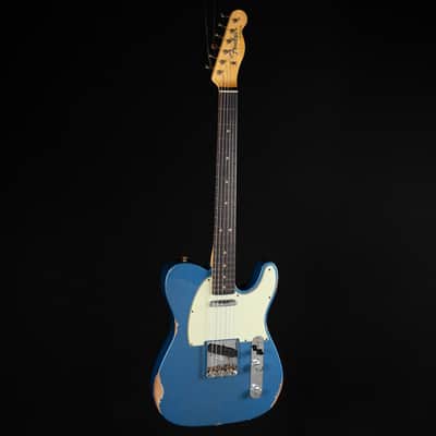 Fender Custom Shop 1963 Telecaster Relic - Aged Lake Placid Blue image 2