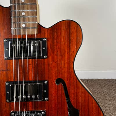 Catalyst Ember Semi-Hollow Electric Guitar - Padauk - Satin Nitro image 9