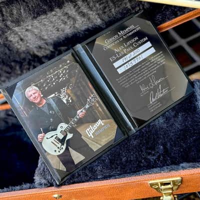 2017 Gibson Memphis Alex Lifeson Signature ES-Les Paul VOS W/Case image 10