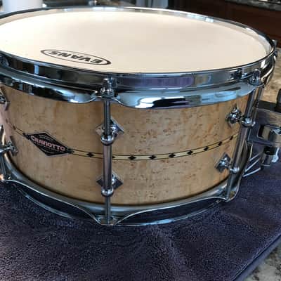2012 Signed Craviotto 13 X 6 BIRDSEYE MAPLE W/Inlay image 10