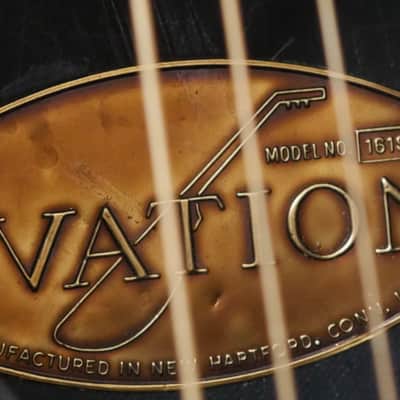 Vintage Late 70's Ovation Guitar 1619-4 Acoustic Electric image 10