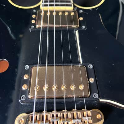 1983 Yamaha SA-2100 Semi-Hollow Electric Guitar – Black – Made in Japan – Original Hard Case image 10
