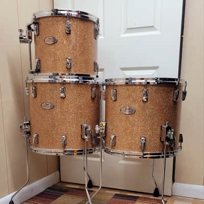 Pearl Reference Series 5pc Shell Pack RF C/192 Copperfire Sparkle, 10x10 / 13x11 / 15x13 / 16x14 / 24x18 image 4