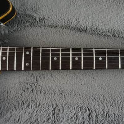 Vintage 1960s Teisco Semi-Hollow Electric Guitar Sunburst MIJ Gold Foil Pickups w/ Case – Refret image 7