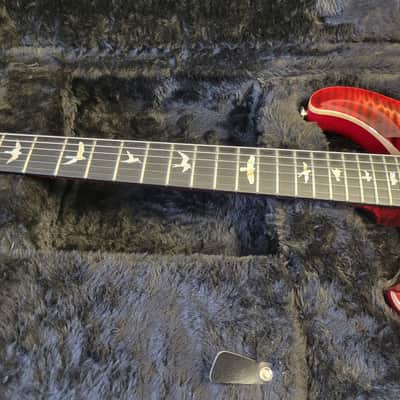 PRS Custom 24 10 Top 2018 - Charcoal Cherry Burst image 6