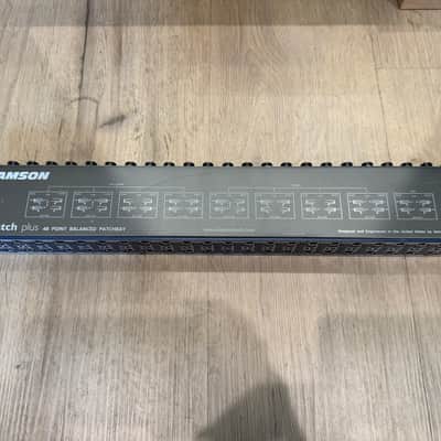 Samson S-Patch Plus S Class 48-Point Balanced Patchbay 2010s - Blue Bild 2