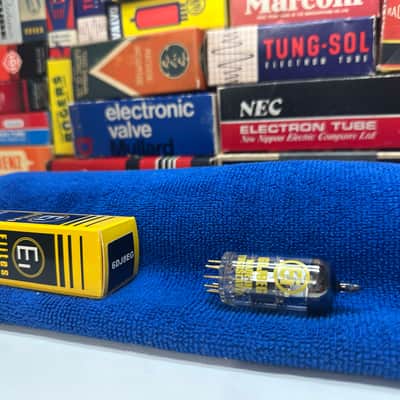 1x Vintage EiYugo SpecialGoldPin 6DJ8 ECC88 /OEBox /Grail Audiophile Warm Tone Musical Tube /Telefunken Tooling (4 classic collectibles in stock!) image 2