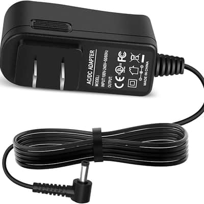 9.5V Charger for Casio Piano Keyboard SA76 SA77 SA46 CTK-2080 CTK-2550 CTK-3200 Piano Keyboard Replacement for Casio ADE95100LU Power Cord Adapter