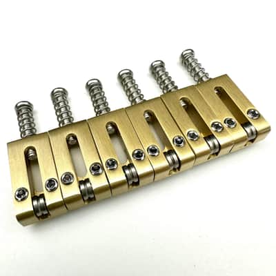 Single tremolo mini double tremolo electric guitar bridge roller saddles brass saddles string saddles 10.5MM image 1