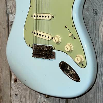 2025 Fender Custom Shop 1959 Journeyman Stratocaster, Faded Aged Sonic Blue, Support Small Business & Buy It Here ! image 5