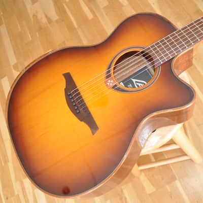 LAG Tramontane T118ABCE BRS Brown Sunburst / Bevel Special Edition / Auditorium Cutaway Electro / 2412LT22950 image 1