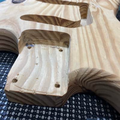 Unmarked Duo Sonic/Offset Style Guitar Body image 3