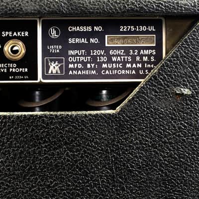Music Man 115-HD Vintage Hybrid Tube/Solid-State Amplifier – 1x15 w/ Footswitch image 8
