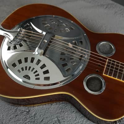 Suzuki Round Neck Resonator Style Acoustic Guitar w/ Gig Bag Japan image 7