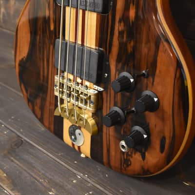 Alembic Stanley Clarke Signature Deluxe short scale 4 string Bass Macassar Ebony - VIDEO DEMO image 14