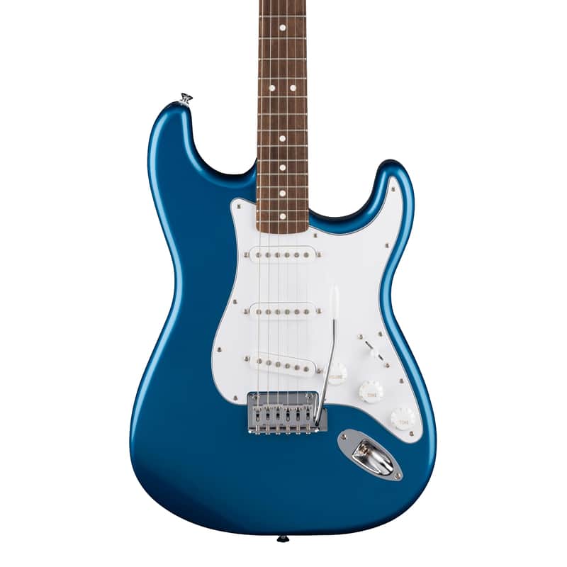 Fender Standard Stratocaster White Pickguard Aqua Marine Metallic image 1