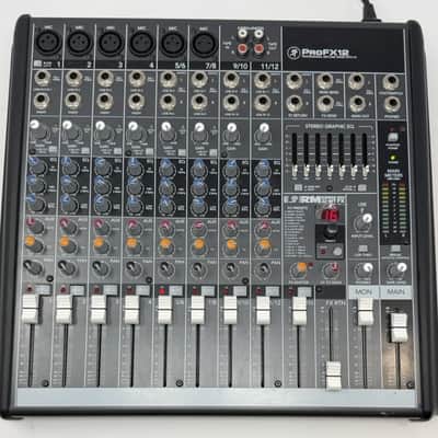 Mackie ProFX12 Mixer 12 Channel Pro Mic/LINE w/ Power Cord - Powers On - AS-IS image 1