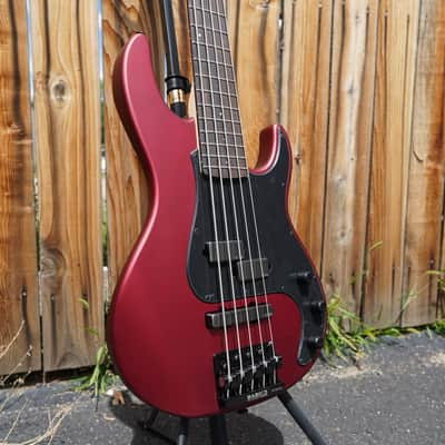 ESP LTD AP-5 - Candy Apple Red Satin 5-String Electric Bass Guitar image 8