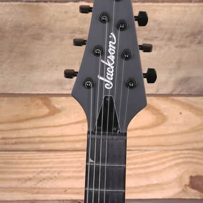 Jackson JS Series Rhoads JS22-7 RR HT 7-String Electric Guitar Satin Black "Excellent Condition" image 6