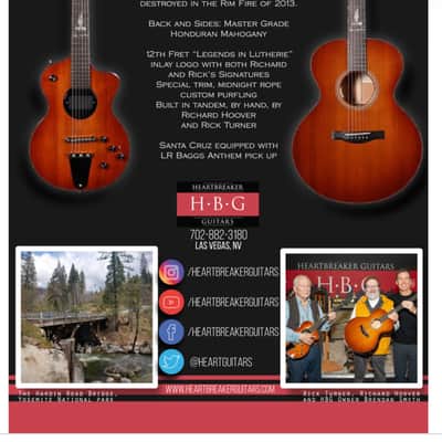Rick Turner & Santa Cruz  Legends In Luthierie Model 1 & FS NC Acoustic  2020 Natural image 8