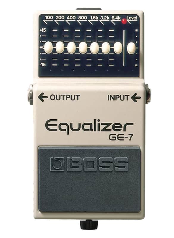 BOSS GE-7 日本製 Japan Equalizer GE7 2 Boss GE-7 Modified True Bypass & Noiseless Equalizer Made In