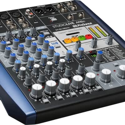 PreSonus StudioLive AR8c 8-Input Mixer / Digital Recorder / Audio Interface 2020 - Present - Gray / Blue image 4