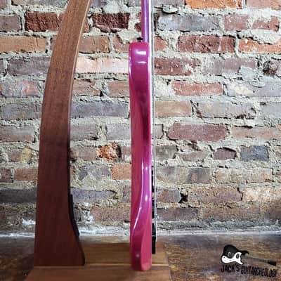 Kramer Spector Forum III Bass w/ OHSC (1980s, Magenta Metallic) image 8