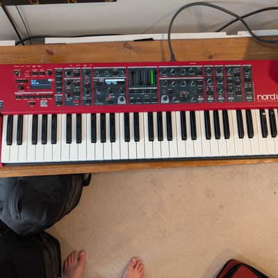 Nord Wave 2 61-Key 48-Voice Polyphonic Synthesizer 2013 - 2022 - Red image 5