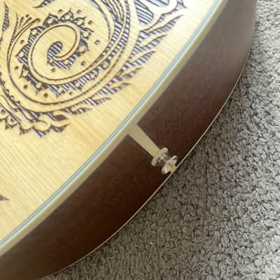 Luna 40 Inch Acoustic Guitar, Spruce Top, Mahogany Body, Pau Ferro Fingerboard image 9