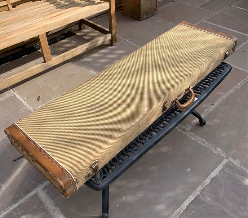1958 USA Tweed Fender Precision/Jazz Bass Guitar Case, Reissue! image 1