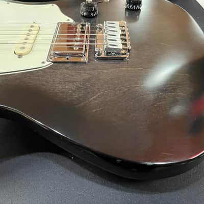 Godin Session Black Burst SG RN Electric Guitar With Case image 7