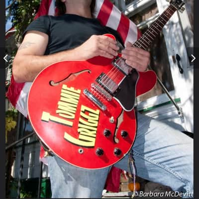 2005 Gibson ES335 Dot Reissue Faded Cherry~Ex Tommie Griggz w OHC~Pro Neck Repair~Player Grade image 16