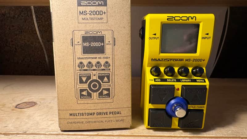 Zoom MS-200D+ Multistomp Overdrive, Distortion, Fuzz + More image 1