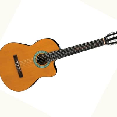 Ibanez GA3ECE-OAM Nylon String Classical Cutaway Acoustic/Electric Guitar 2026 - Natural Satin Finish image 1