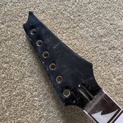 Black Maple Guitar Neck with Rosewood 24 Frets Fingerboard image 5
