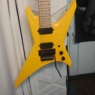 Jackson Pro Series Dave Davidson Warrior WR7 MAH MPL 2025 - Present - Ferrari Yellow image 3