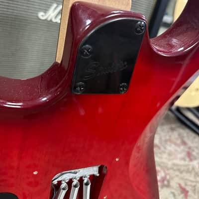 Squier Stagemaster HH - Red - Quilted Top image 5