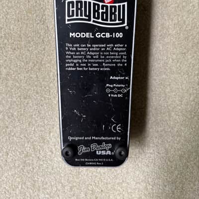 Dunlop GCB100 Bass Cry Baby Wah 1998 - 2003 image 2