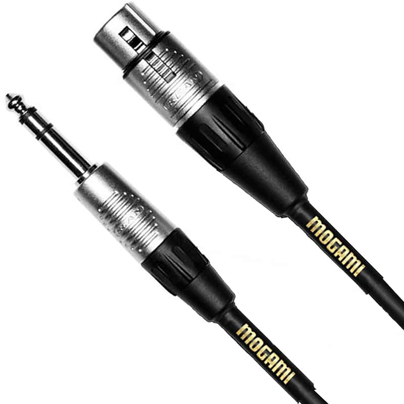 Mogami CorePlus 1/4" TRS-XLRF Microphone Audio Cable - 5ft image 1