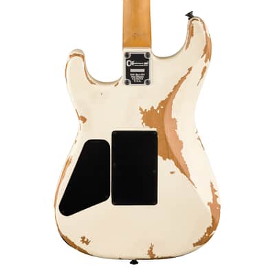 Charvel Pro-Mod Relic San Dimas Style 1 HH FR - Weatherd White image 6