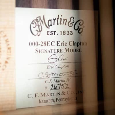 Martin OOO-28 EC Eric Clapton Signature Acoustic Guitar - 1935 Sunburst with Hardshell Case image 15