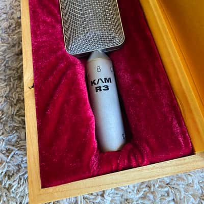 KAM R3 Ribbon Microphone in Wooden Box (Stereo Pair) image 1
