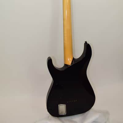 ESP E-II MI M-I Thru NT Electric Guitar, Black Satin w/ Case Bild 13