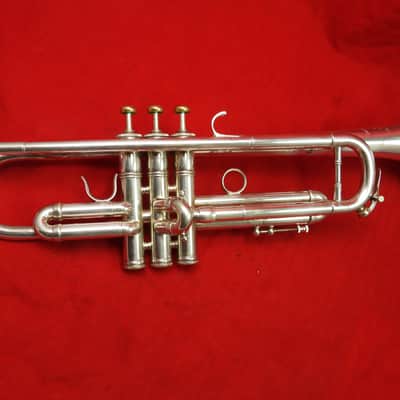 Benge Los Angeles Claude Gordon CG model Bb trumpet 1980 - Silver image 1