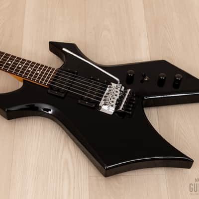 1989 BC Rich Warlock NJ Series Black w/ Floyd Rose, Japan image 9