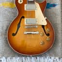 2014 Gibson Memphis ES Les Paul Burst 1 Piece Maple Top W/ Original Case + COA