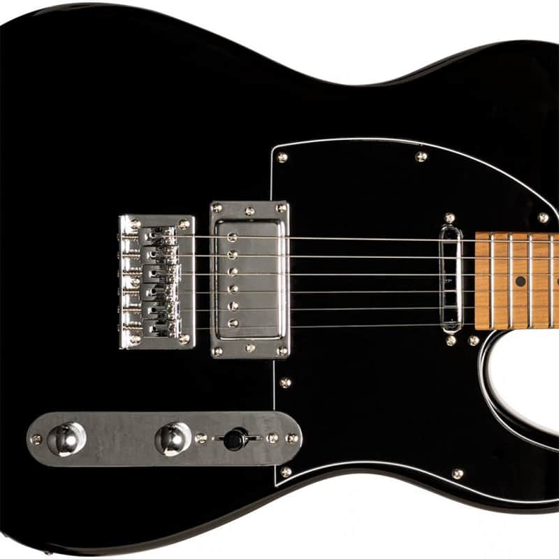 STAGG VINTAGE SERIES T-PLUS TELE HS ELECTRIC GUITAR / BLACK | MAPLE image 1